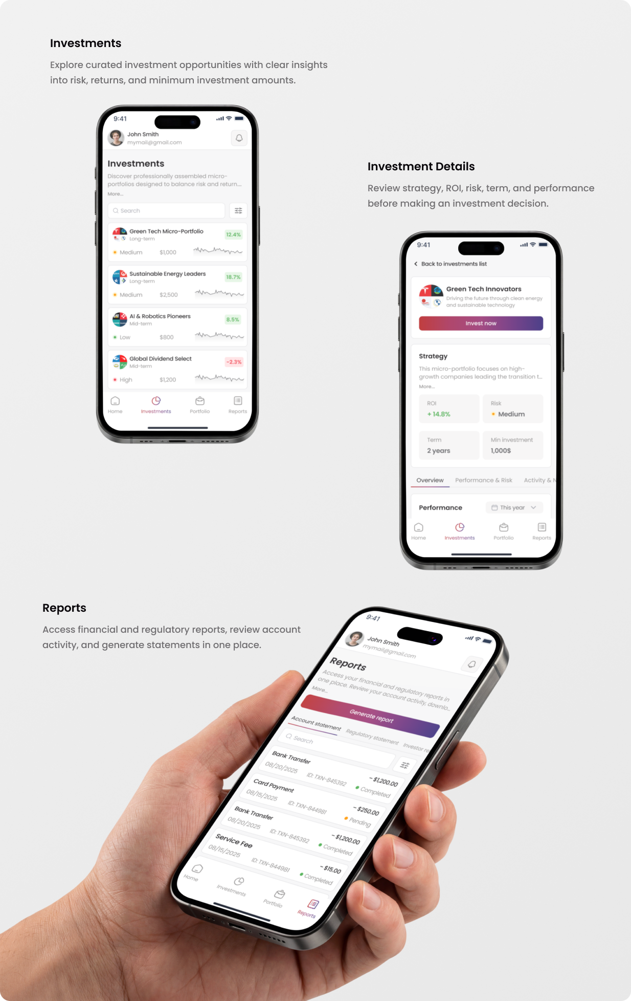 Investment Dashboard